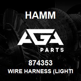 874353 Hamm WIRE HARNESS (LIGHTING) | AGA Parts