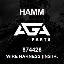 874426 Hamm WIRE HARNESS (INSTR. CONSOLE) | AGA Parts