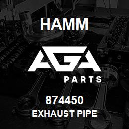 874450 Hamm EXHAUST PIPE | AGA Parts