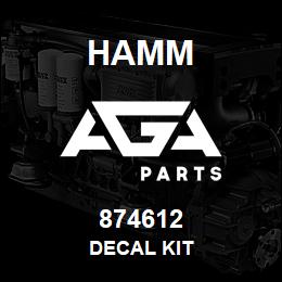 874612 Hamm DECAL KIT | AGA Parts