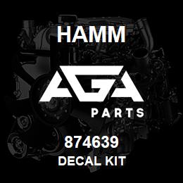 874639 Hamm DECAL KIT | AGA Parts