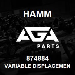 874884 Hamm VARIABLE DISPLACEMENT MOTOR | AGA Parts