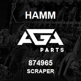 874965 Hamm SCRAPER | AGA Parts