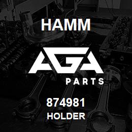 874981 Hamm HOLDER | AGA Parts