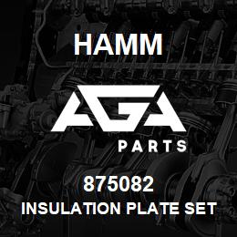 875082 Hamm INSULATION PLATE SET | AGA Parts