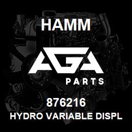 876216 Hamm HYDRO VARIABLE DISPLAC. MOTOR | AGA Parts