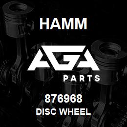 876968 Hamm DISC WHEEL | AGA Parts