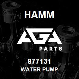 877131 Hamm WATER PUMP | AGA Parts