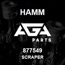 877549 Hamm SCRAPER | AGA Parts