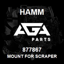 877867 Hamm MOUNT FOR SCRAPER | AGA Parts