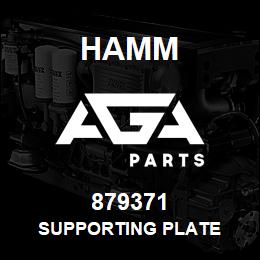 879371 Hamm SUPPORTING PLATE | AGA Parts