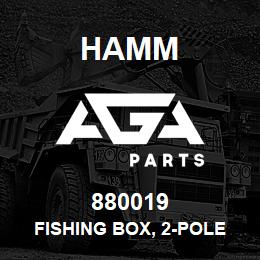 880019 Hamm FISHING BOX, 2-POLE | AGA Parts