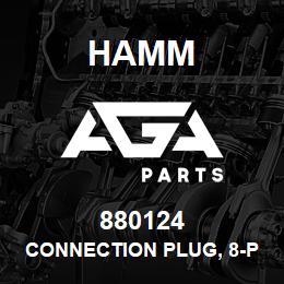 880124 Hamm CONNECTION PLUG, 8-POLE | AGA Parts