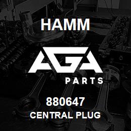 880647 Hamm CENTRAL PLUG | AGA Parts