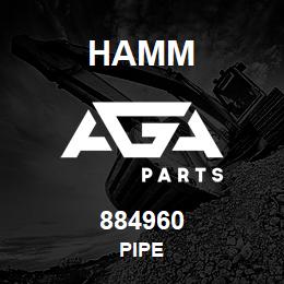 884960 Hamm PIPE | AGA Parts