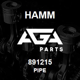 891215 Hamm PIPE | AGA Parts