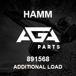 891568 Hamm ADDITIONAL LOAD | AGA Parts