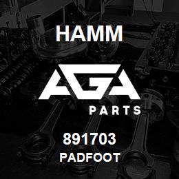 891703 Hamm PADFOOT | AGA Parts