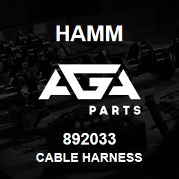 892033 Hamm CABLE HARNESS | AGA Parts