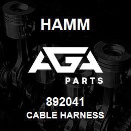 892041 Hamm CABLE HARNESS | AGA Parts