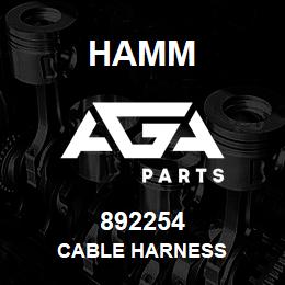 892254 Hamm CABLE HARNESS | AGA Parts