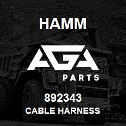 892343 Hamm CABLE HARNESS | AGA Parts