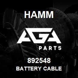 892548 Hamm BATTERY CABLE | AGA Parts