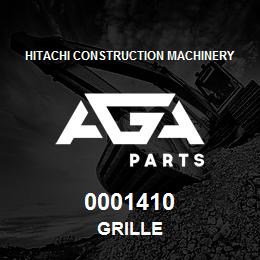 0001410 Hitachi Construction Machinery GRILLE | AGA Parts