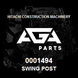 0001494 Hitachi Construction Machinery SWING POST | AGA Parts