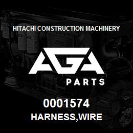 0001574 Hitachi Construction Machinery HARNESS,WIRE | AGA Parts