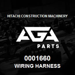 0001660 Hitachi Construction Machinery WIRING HARNESS | AGA Parts