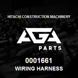0001661 Hitachi Construction Machinery Wiring Harness | AGA Parts