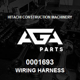 0001693 Hitachi Construction Machinery WIRING HARNESS | AGA Parts