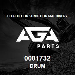 0001732 Hitachi Construction Machinery DRUM | AGA Parts