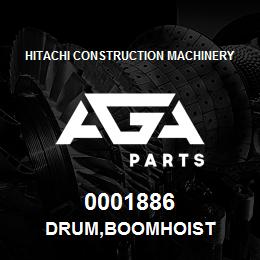 0001886 Hitachi Construction Machinery DRUM,BOOMHOIST | AGA Parts