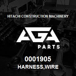 0001905 Hitachi Construction Machinery HARNESS,WIRE | AGA Parts