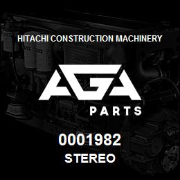 0001982 Hitachi Construction Machinery STEREO | AGA Parts