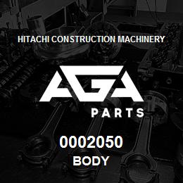 0002050 Hitachi Construction Machinery BODY | AGA Parts