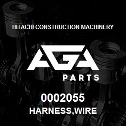 0002055 Hitachi Construction Machinery HARNESS,WIRE | AGA Parts