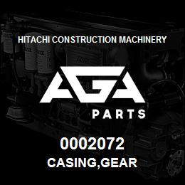 0002072 Hitachi Construction Machinery CASING,GEAR | AGA Parts