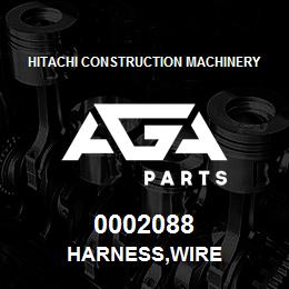 0002088 Hitachi Construction Machinery HARNESS,WIRE | AGA Parts