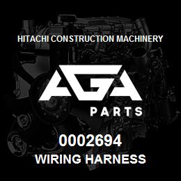 0002694 Hitachi Construction Machinery WIRING HARNESS | AGA Parts
