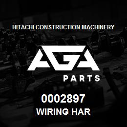 0002897 Hitachi Construction Machinery WIRING HAR | AGA Parts