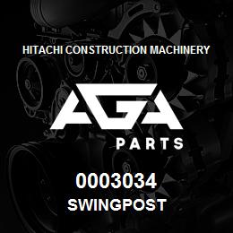 0003034 Hitachi Construction Machinery SWINGPOST | AGA Parts