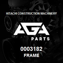 0003182 Hitachi Construction Machinery Frame | AGA Parts
