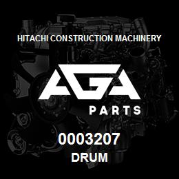 0003207 Hitachi Construction Machinery DRUM | AGA Parts
