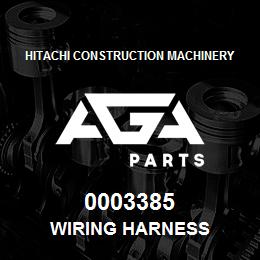 0003385 Hitachi Construction Machinery Wiring Harness | AGA Parts