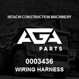 0003436 Hitachi Construction Machinery Wiring Harness | AGA Parts