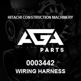 0003442 Hitachi Construction Machinery Wiring Harness | AGA Parts