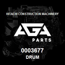 0003677 Hitachi Construction Machinery DRUM | AGA Parts